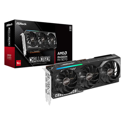 ASRock Radeon RX 9070 Challenger 16GB GDDR6 Graphics Card-tpstech.in