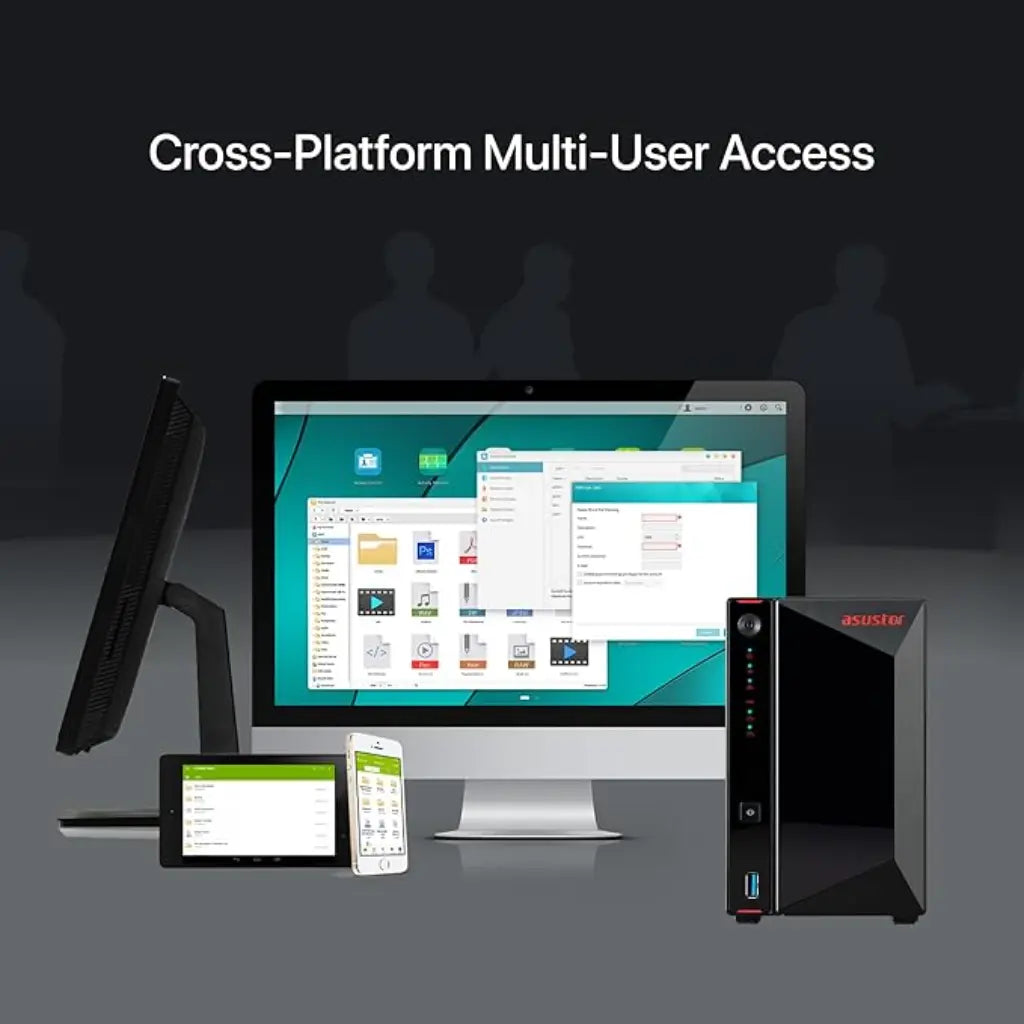 ASUSTOR AS5402T Nimbustor 2 Diskless 2-Bay NAS 2.5GbE-tpstech.in