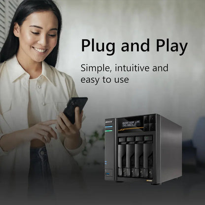 ASUSTOR AS6804T Lockerstor 4 Gen3 Diskless 4-Bay NAS-tpstech.in