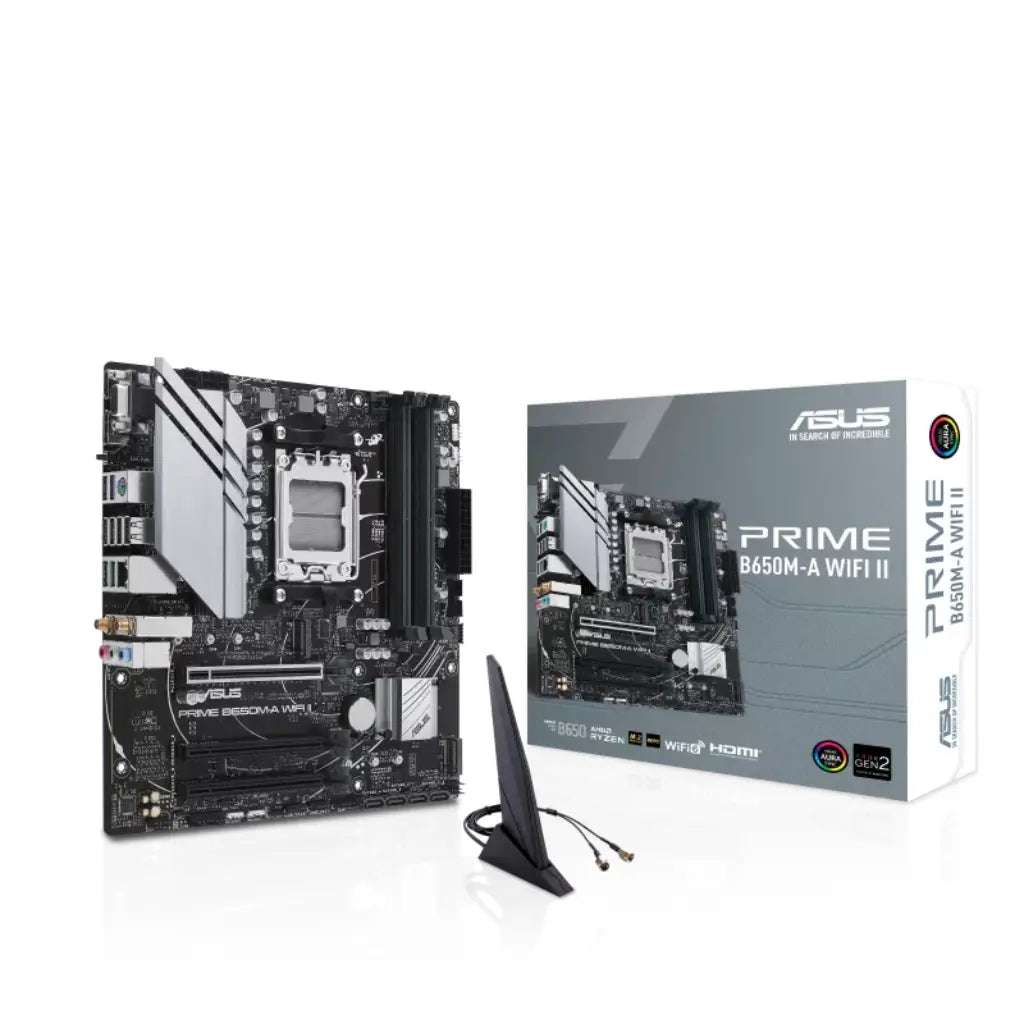 ASUS Prime B650M-A WiFi II B650 AM5 DDR5 Micro ATX Motherboard with WiFi 6-tpstech.in