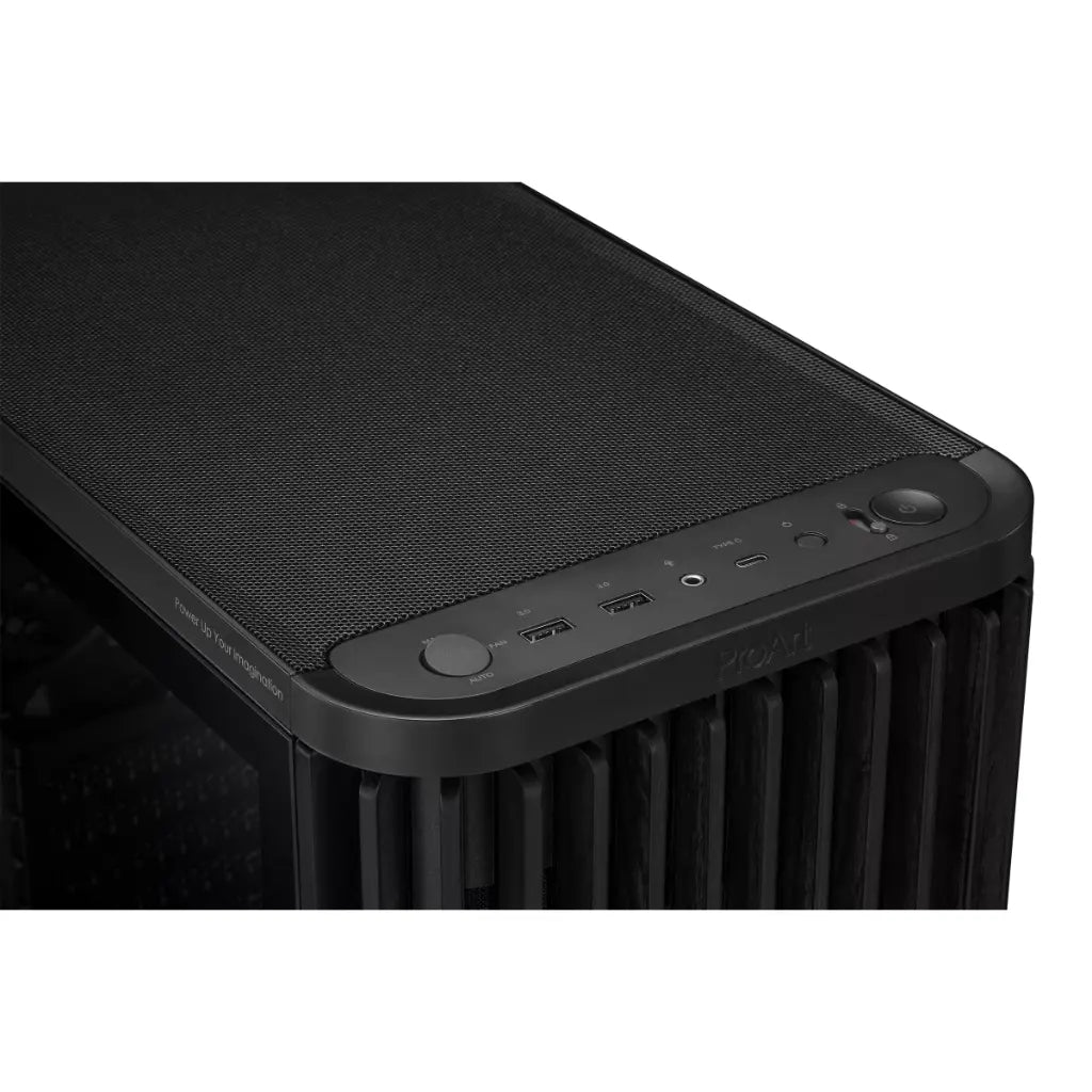 ASUS ProArt PA401 Tempered Glass ATX Mid Tower Computer Case Wood Edition-tpstech.in