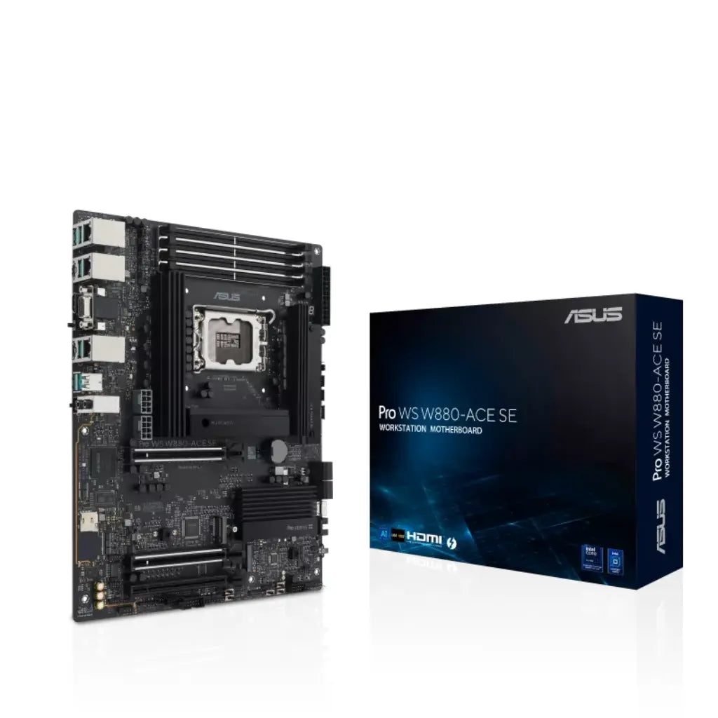 ASUS Pro WS W880-ACE SE W880 LGA1851 DDR5 ATX Thunderbolt 4 Workstation Motherboard-tpstech.in