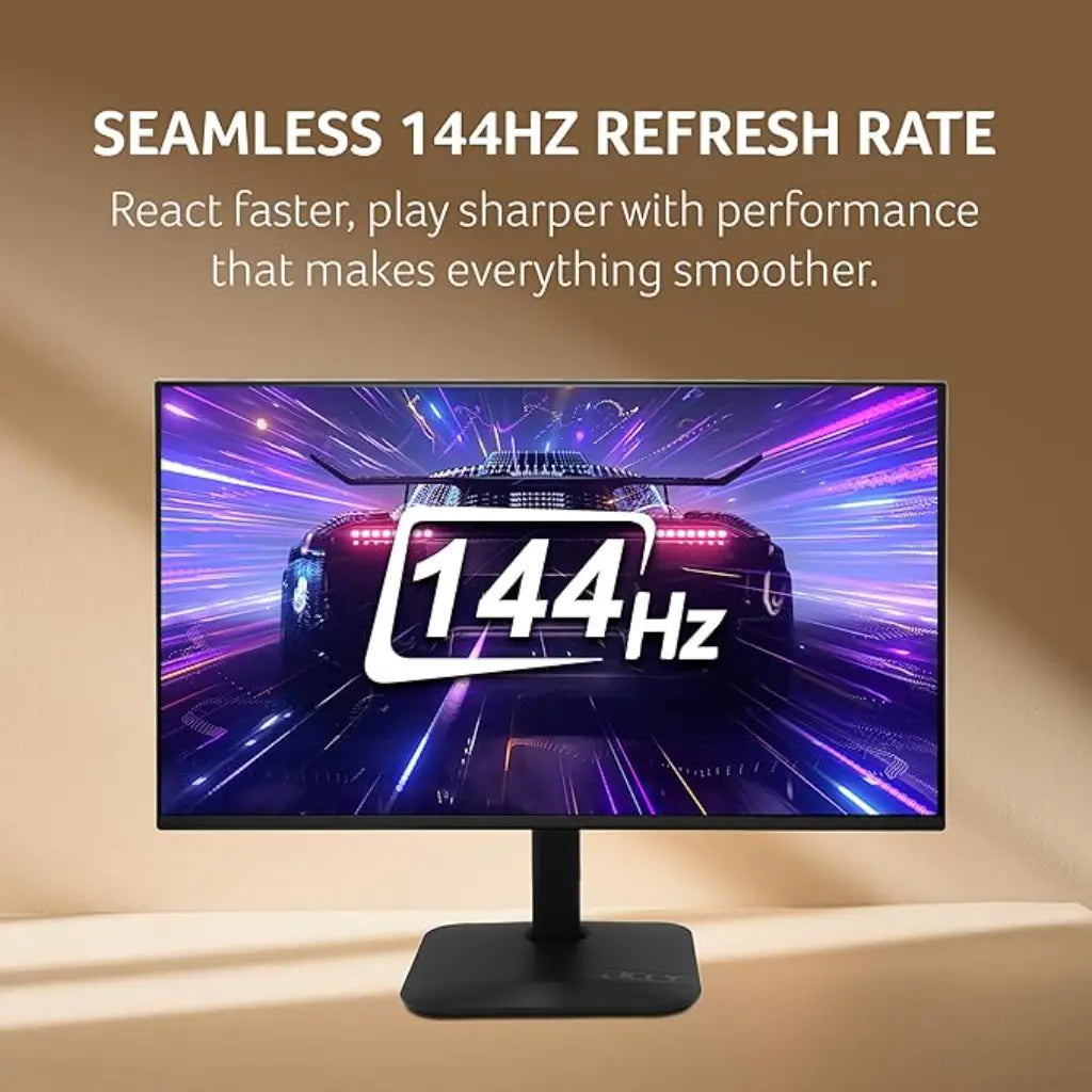 Acer KA270 P6 27" 144Hz 1ms Full HD IPS Monitor Built-in Stereo Speakers-tpstech.in