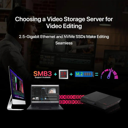 Asustor Flashstor 6 FS6706T 6 Bay M.2 NVMe SSD NAS-tpstech.in