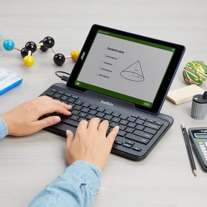 Belkin Wired Tablet Keyboard with Stand for ChromeOS USB-C Connector-B2B191-tpstech