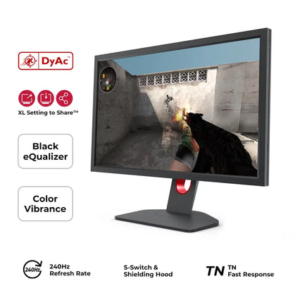 BenQ Zowie XL2546K 24.5" 240Hz Full HD TN DyAc Plus Esports Gaming Monitor-tpstech.in