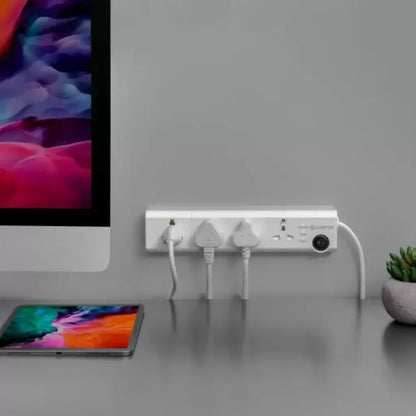 Cadyce CA-4SPS 4-Socket Universal Surge Protector with Child Safety Shutters-tpstech.in