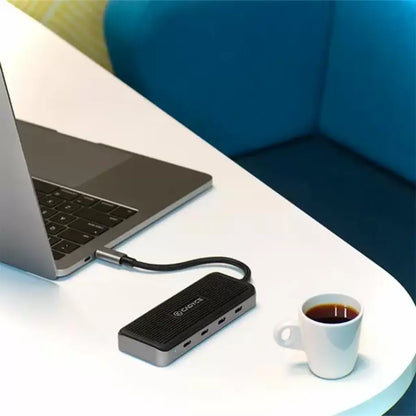 Cadyce CA-CC4H10G USB-C to USB-C 3.1 Gen2 4-Port Hub-tpstech.in