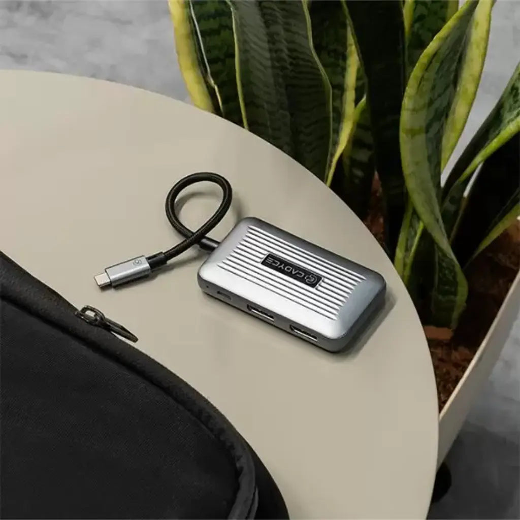 Cadyce CA-DUDP8K USB-C to Dual Display Port Converter 8K@30Hz Single / 4K@60Hz Dual