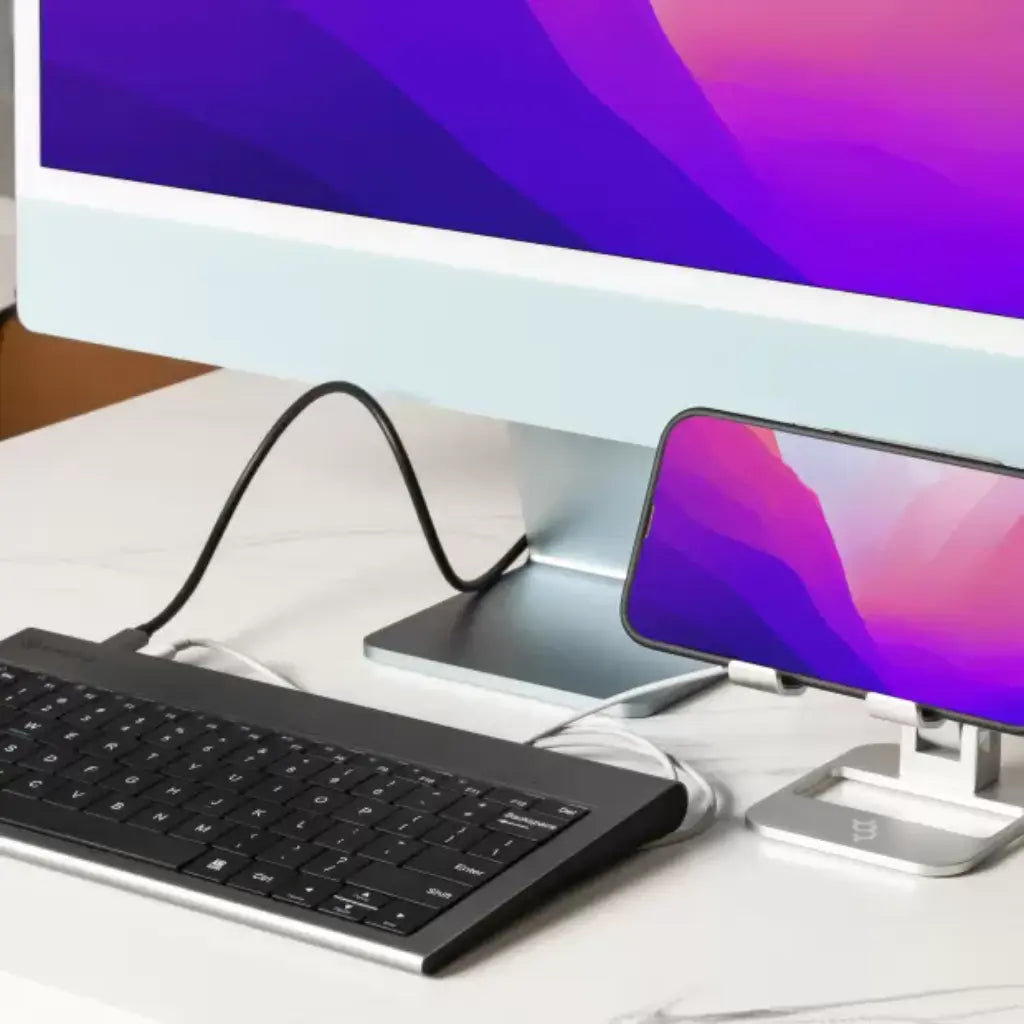 Cadyce CA-KBDS USB-C Keyboard with Multi-Port Docking Station-tpstech.in