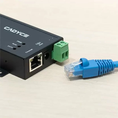Cadyce CA-RS2RJ RS-232 Serial to 10/100Mbps Ethernet Converter DC 5V Power-tpstech.in