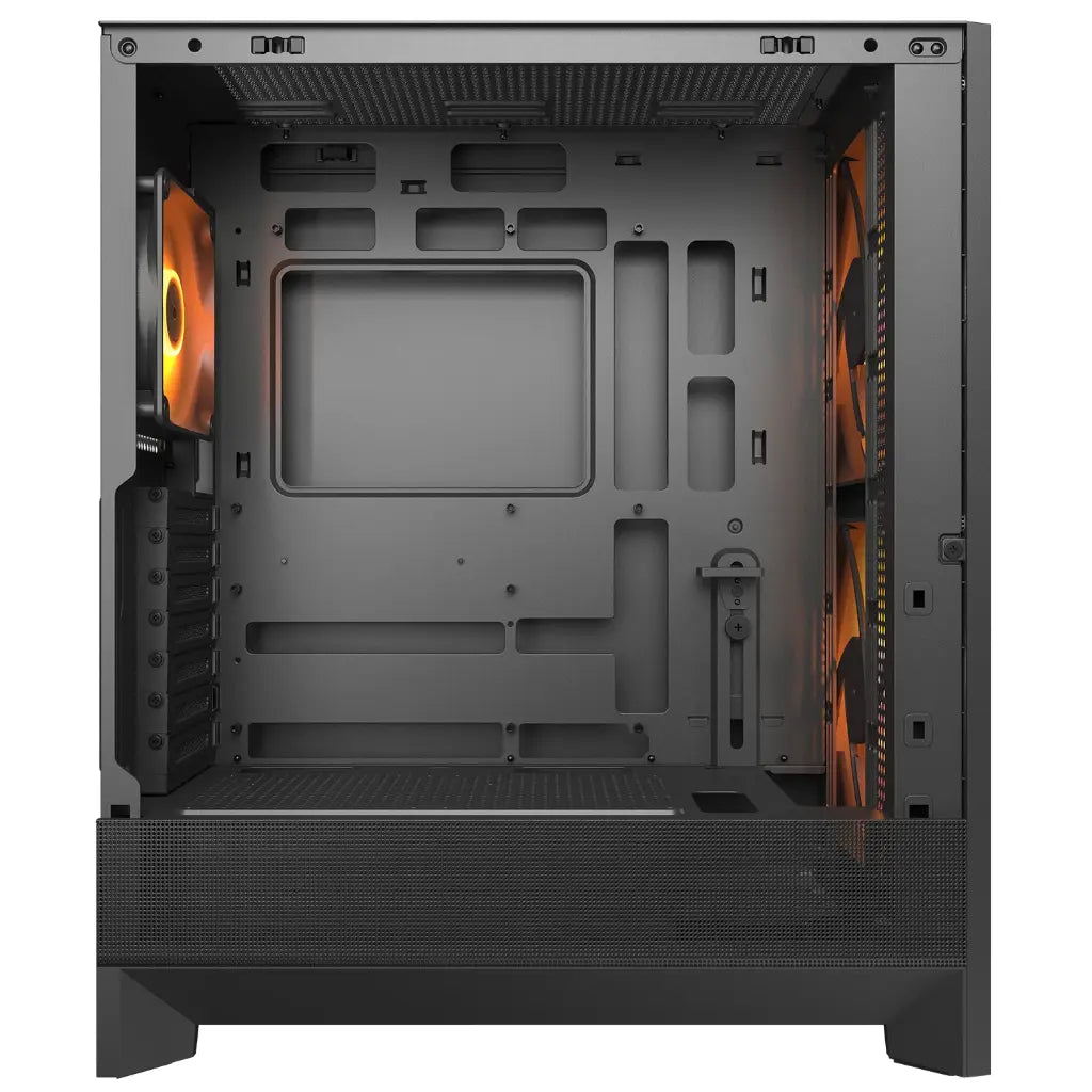 Cougar Airface 180 Tempered Glass Mid Tower Computer Case with Dual 180mm ARGB Fans-tpstech.in