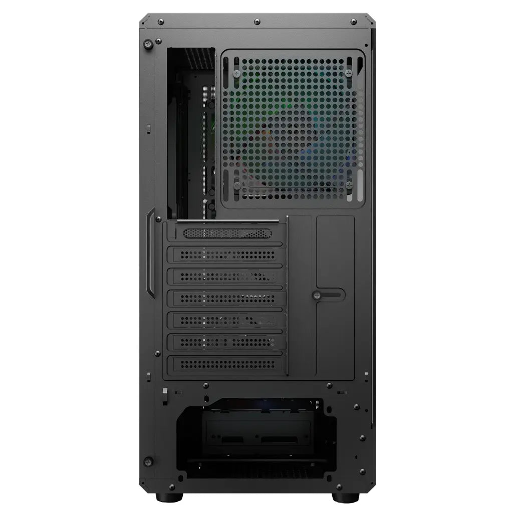 Cougar Airface Pure RGB Mid Tower ATX Computer Case Compact Design with Ultra‑Slim Ventilated Front Panel and 4 RGB Fans-tpstech.in
