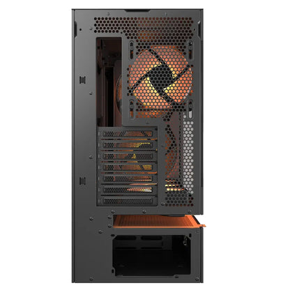 Cougar CFV235 Mesh Vision ATX Mid Tower PC Case with Central Floating Ventilation Dual 160mm ARGB PWM Fans - Black-tpstech.in