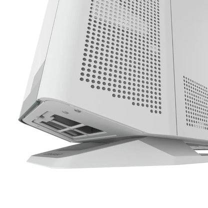 Cougar FV270 RGB Tempered Glass Mid‑Tower Computer Case with E‑ATX Support, Angled Airflow & ARGB Fans - White-tpstech.in