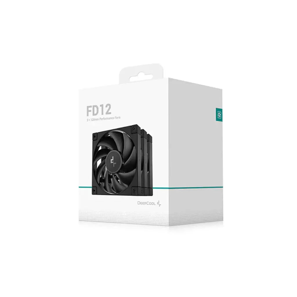 DeepCool FD12 3-IN-1 120mm Case Fan-Black-tpstech.in