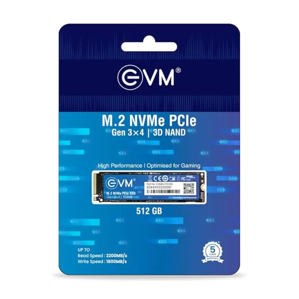 EVM 512GB M.2 NVMe PCIe Gen 3x4 Internal Solid State Drive-tpstech.in