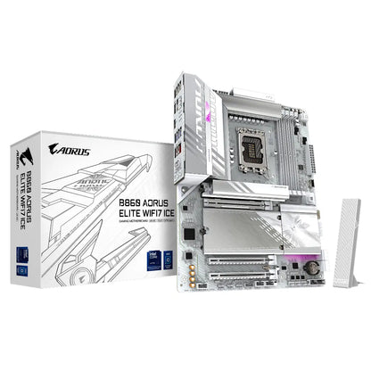 Gigabyte B860 AORUS ELITE WIFI7 ICE Intel B860 LGA1851 DDR5 ATX Motherboard-tpstech.in
