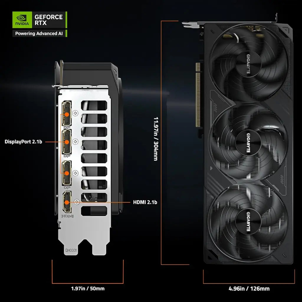 Gigabyte Geforce RTX 5080 WINDFORCE OC SFF 16G GDDR7 Graphics Card-tpstech.in
