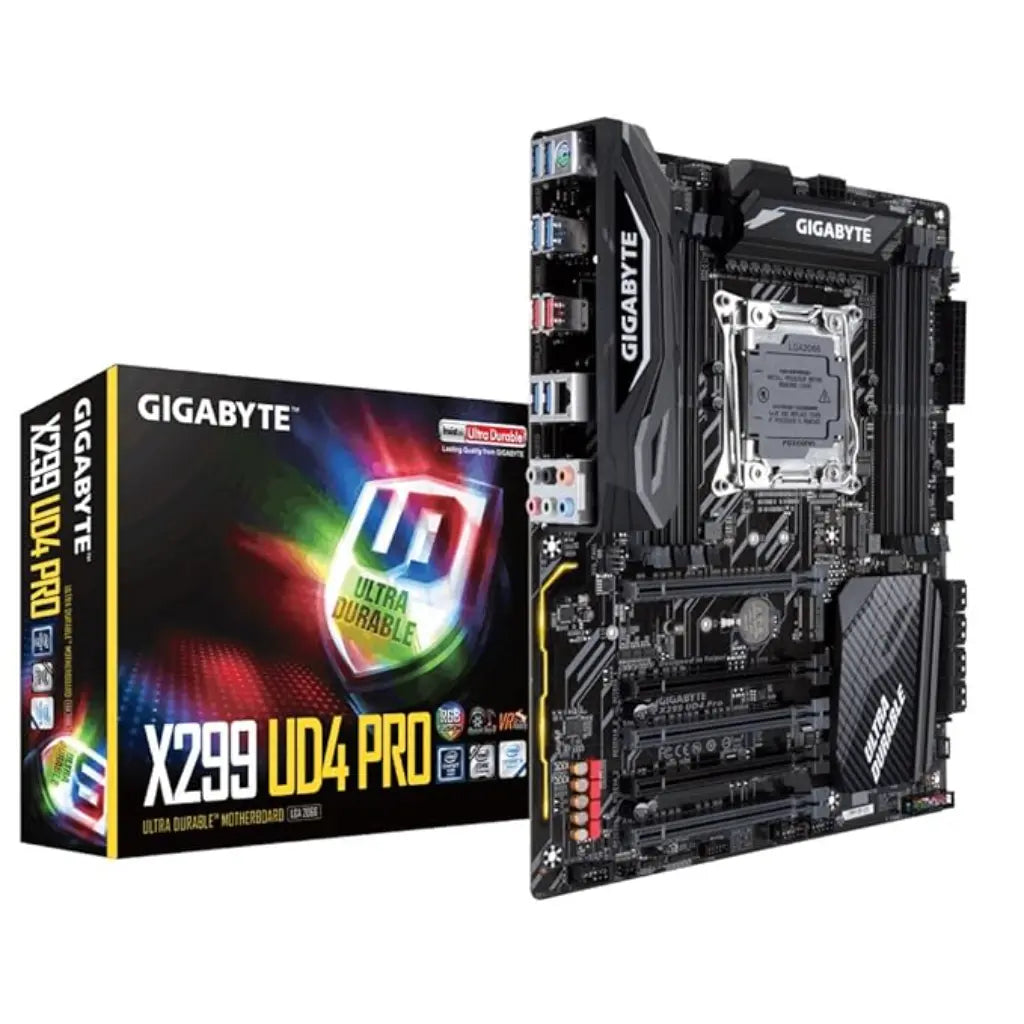 Gigabyte X299 UD4 Pro Intel X299 2066 DDR4 ATX RGB Fusion Gaming Motherboard-tpstech.in