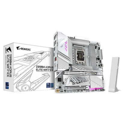 Gigabyte Z890M AORUS ELITE WIFI7 ICE Intel Z890 LGA1851 DDR5 Micro ATX Motherboard-tpstech.in