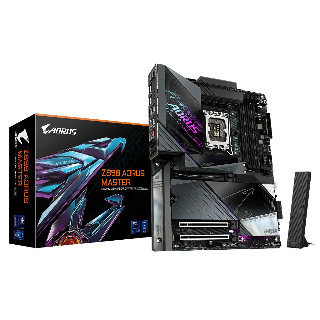 Gigabyte Z890 AORUS MASTER WiFi Intel Z890 LGA1700 DDR5 E-ATX Motherboard-tpstech.in