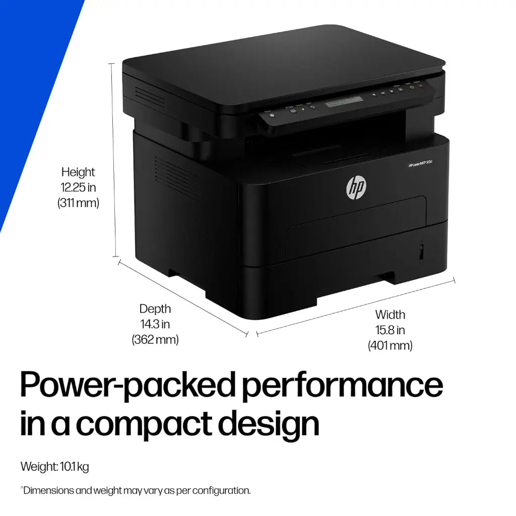 HP Laser MFP 323D Monochrome Multifunction Laser Printer with Auto Duplex Printing-tpstech.in
