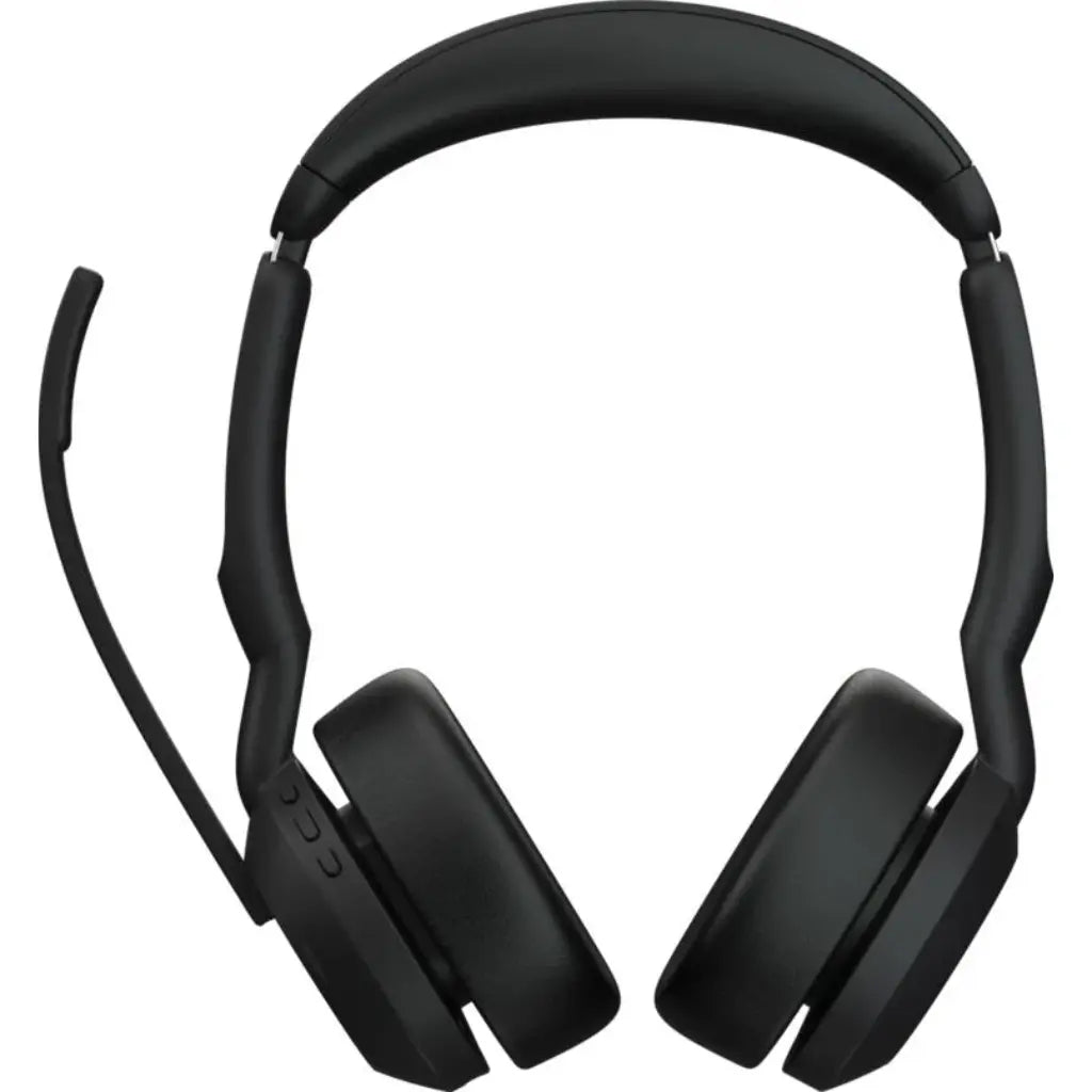Jabra Evolve2 55 UC Stereo USB‑A Bluetooth Headset with Active Noise Cancellation & Charging Stand-tpstech.in