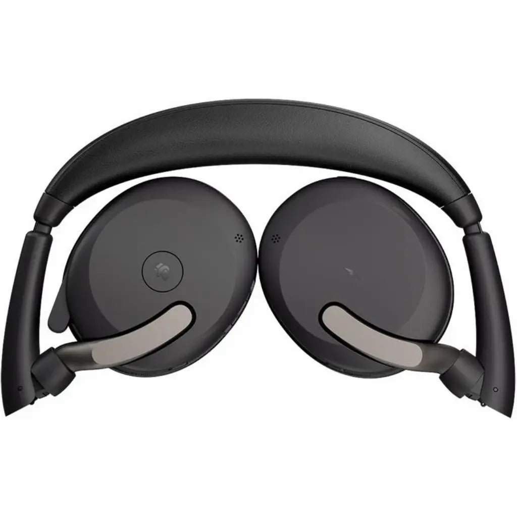 Jabra Evolve2 65 Flex MS Stereo Wireless Bluetooth Headset with Hybrid ANC & Wireless Charging Pad-tpstech.in