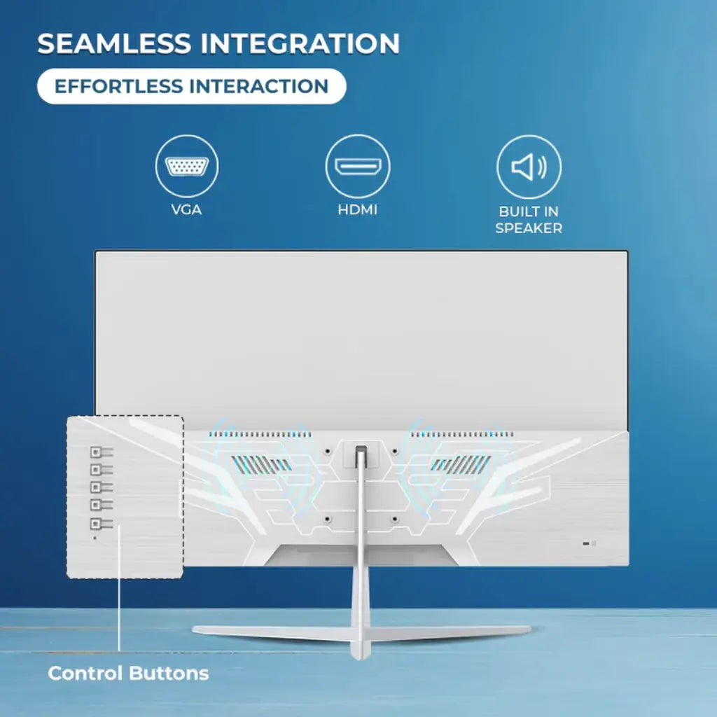 LAPCARE LM22WHD-SP 22" 60Hz 5ms Full HD LED Monitor with Built-in Speakers-tpstech.in