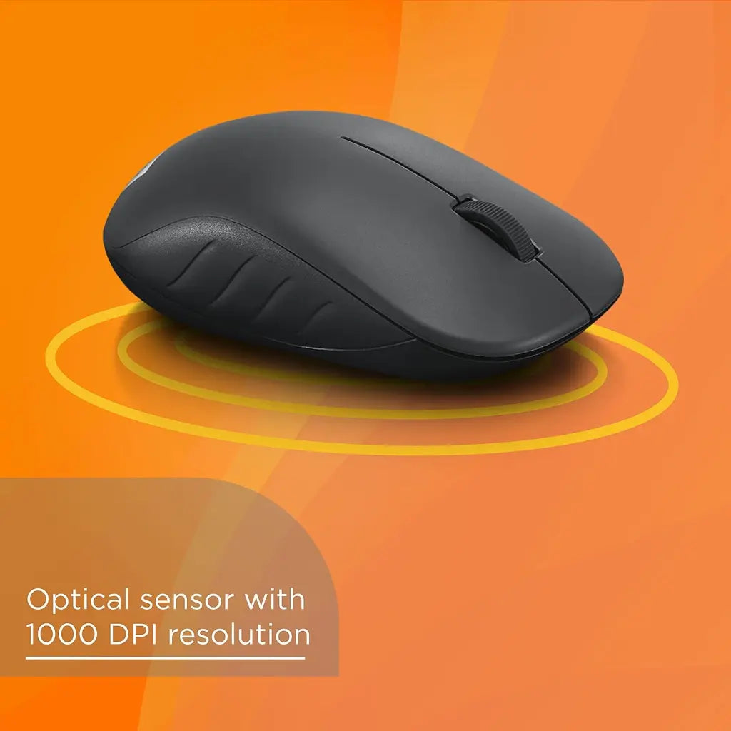 Lenovo 130 1000 DPI Wireless Mouse with 2.4GHz Dongle-tpstech.in