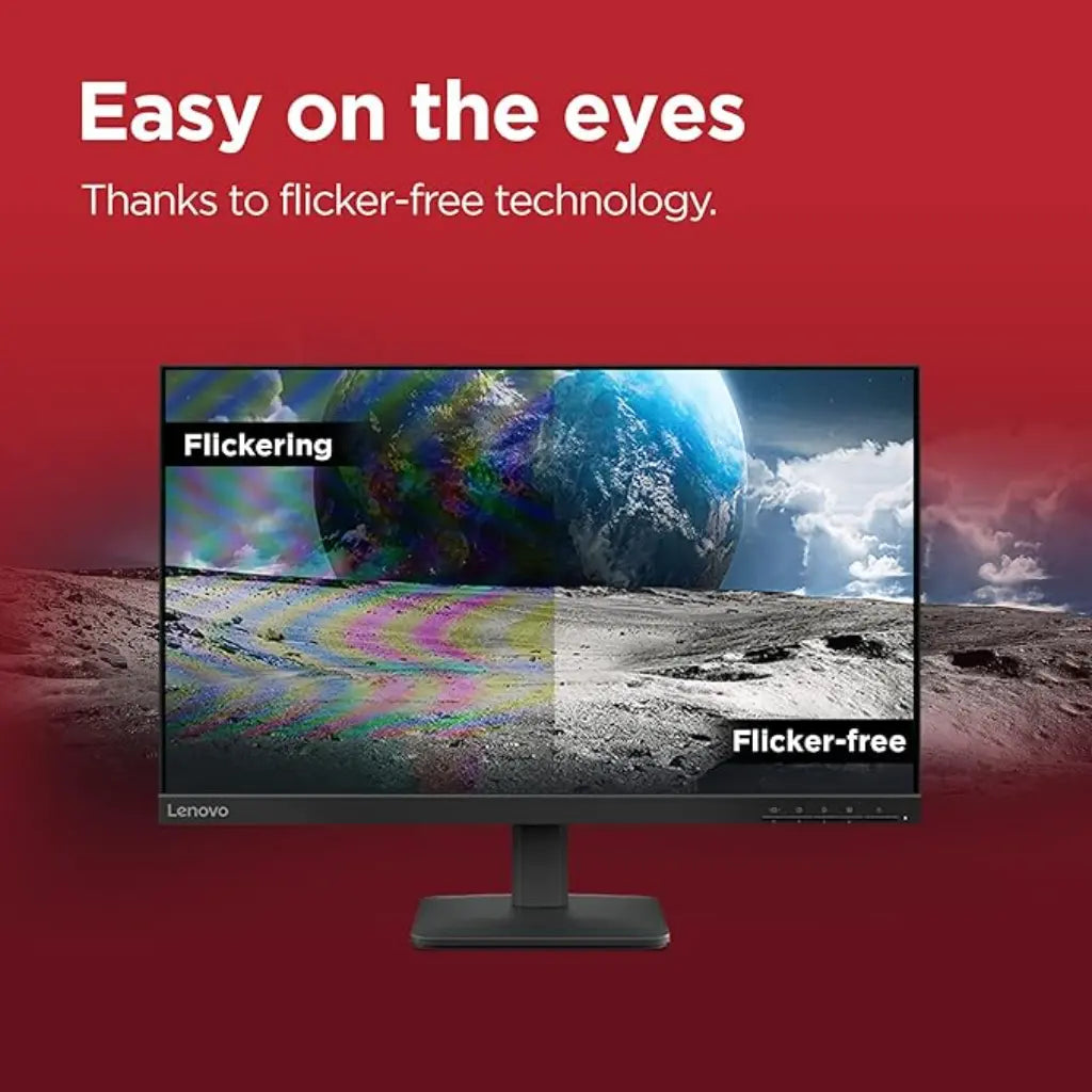 Lenovo L24 ‑ 4e 23.8″ 100 Hz FHD IPS Borderless Monitor HDMI/VGA Tilt Stand-tpstech.in