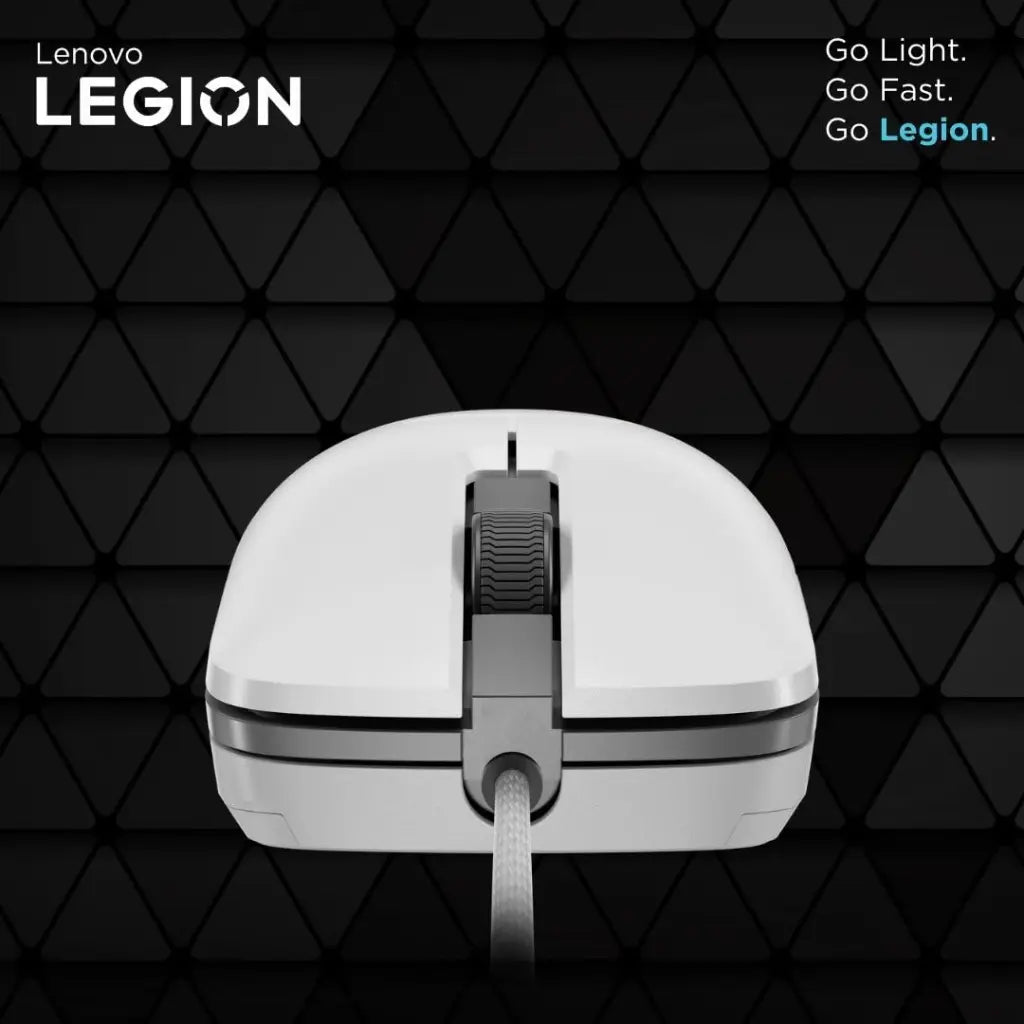 Lenovo Legion M300s 8000 DPI RGB Gaming Mouse - Glacier White-tpstech.in