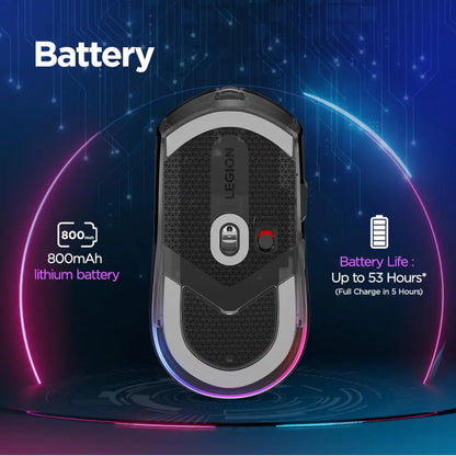 Lenovo Legion M410 16000 DPI Dual Mode Wireless RGB Gaming Mouse-tpstech.in