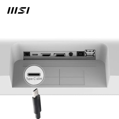 MSI Modern MD272QXPW 27" 2K WQHD 100Hz IPS Built-in-Speaker Business Monitor-White-tpstech.in