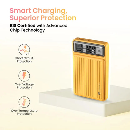 Portronics Luxcell Mini 10K 10000mAh Power Bank 22.5W Fast Charging-tpstech.in
