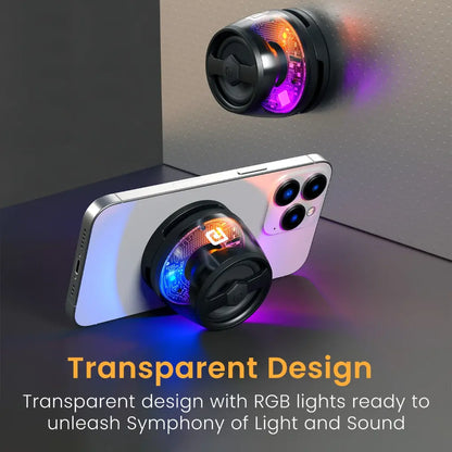 Portronics POR 2671 Nadya 6W Magnetic Bluetooth Speaker with Magsafe Mobile Stand-tpstech.in
