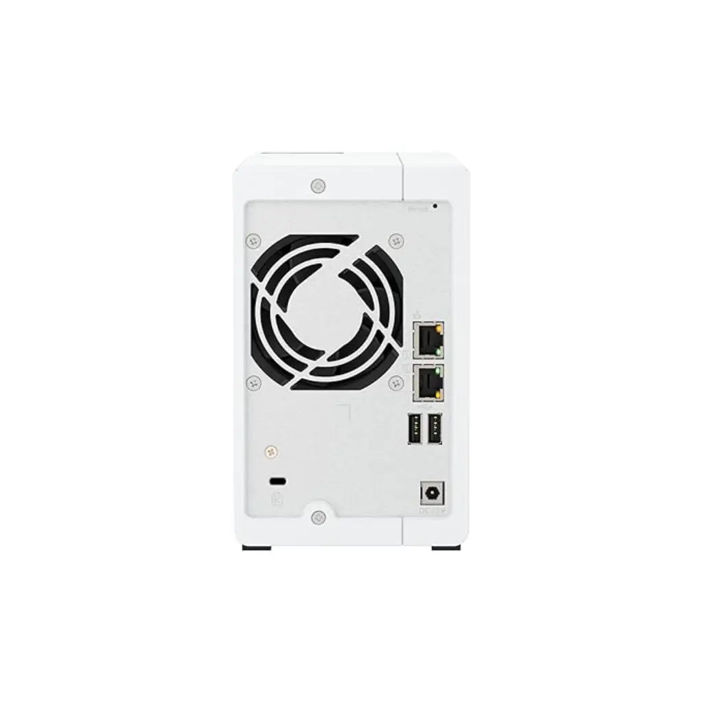 QNAP TS-216G Quad Core 2 Bay 2.5GbE Desktop Network Attached Storage - White-TPSTECH.IN