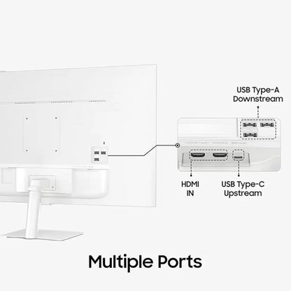 Samsung 32" 4K UHD Smart Monitor M7 with Vision AI Type C Smart TV Apps Built In Speakers-tpstech.in