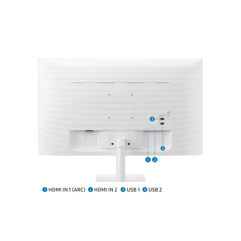 Samsung 32" 60 Hz M5 FHD Smart Monitor with Smart TV experience Built‑in Speakers-tpstech.in