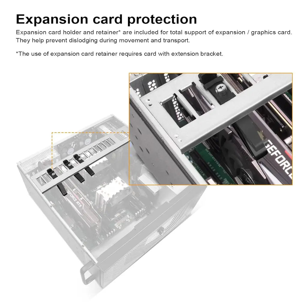 SilverStone RM42‑502 4U Rackmount Server Compyer Case with Liquid Cooling Ready (240 mm)-tpstech.in