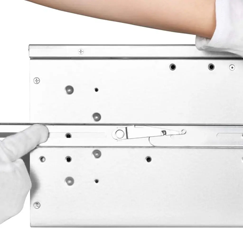 SilverStone SST‑RMS06‑22 2U Rackmount Sliding Rail Kit 45 kg Load Fits 430 mm Chassis