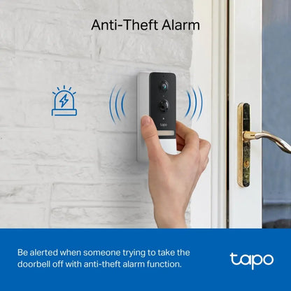 TP-Link Tapo D230S1 2K 5MP Smart Wireless Security Video Doorbell Two-Way Audio & IP64-tpstech.in