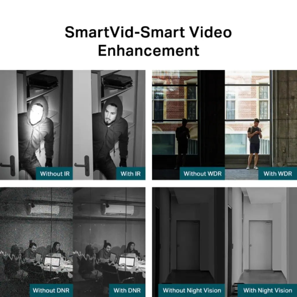 TP-Link VIGI C430I 3MP 2.8mm IR Turret Network Camera with AI Detection and PoE-tpstech.in