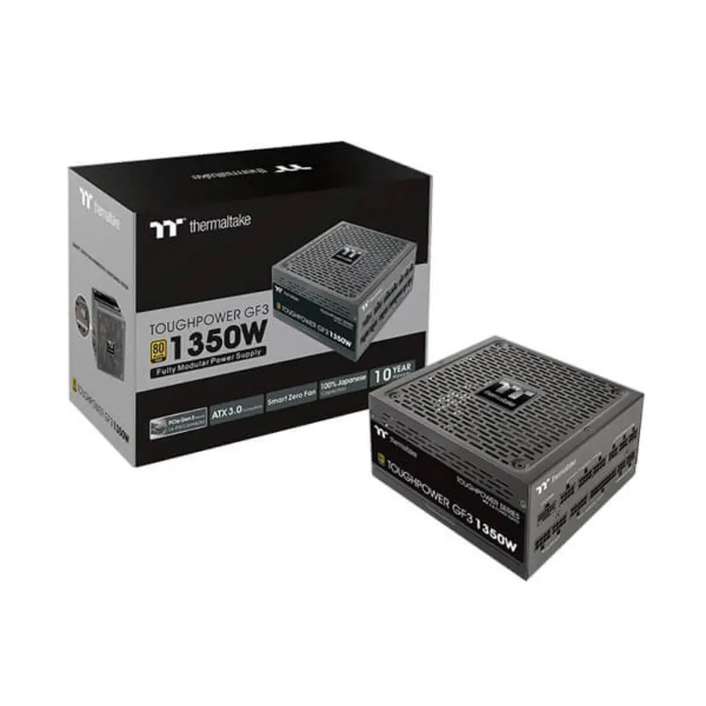 Thermaltake Toughpower GF3 1350W 80 Plus Gold Fully Modular ATX 3.0 Power Supply-tpstech.in