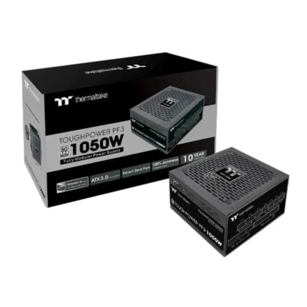 Thermaltake Toughpower PF3 1050W 80 Plus Platinum Fully Modular ATX 3.0 Power Supply-tpstech.in
