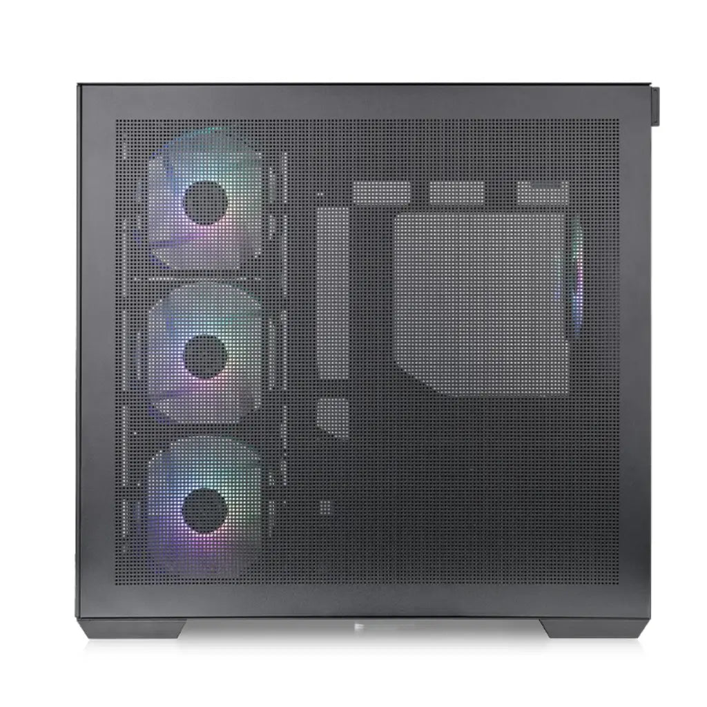 Thermaltake View 380 TG ARGB ATX Mid Tower Tempered Glass Computer Case - Black-tpstech.in