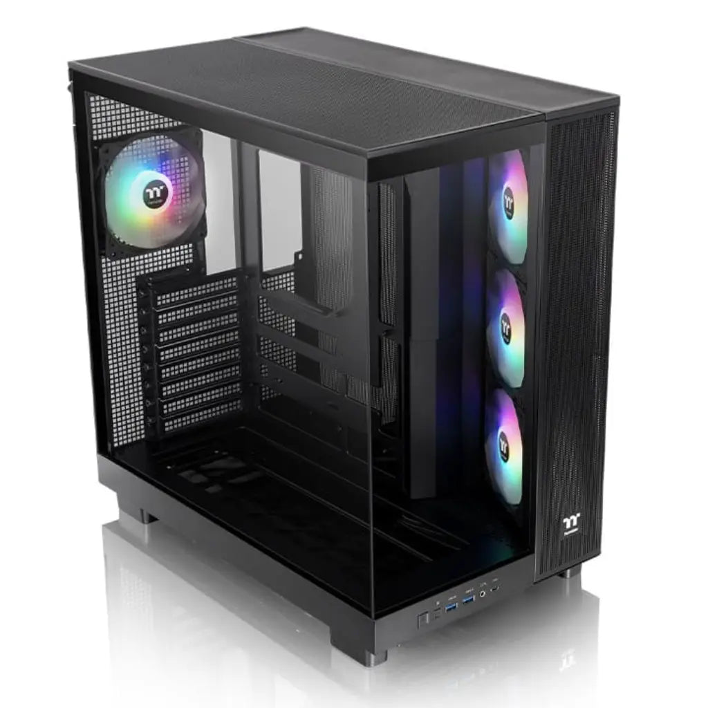 Thermaltake View 380 XL TG ARGB Mid Tower Tempered Glass Computer Case -tpstech.in