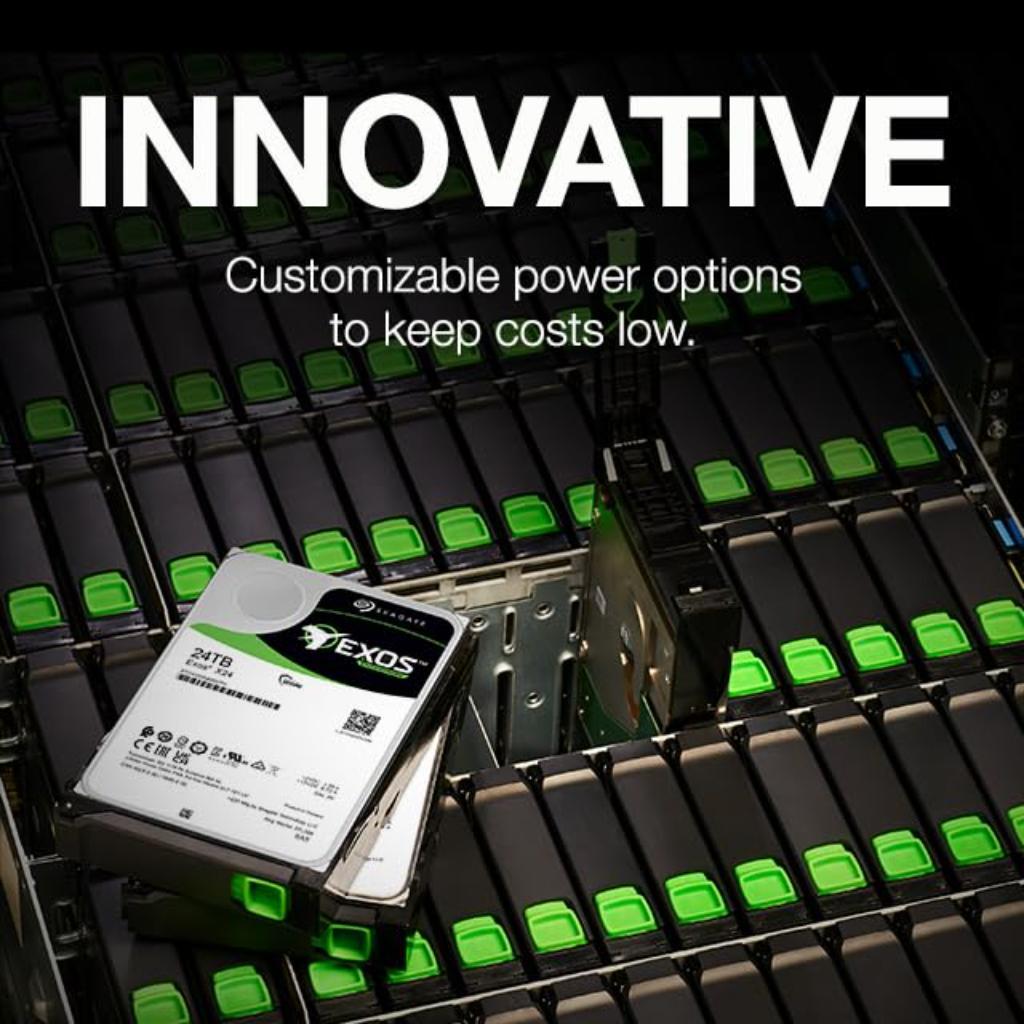 Seagate Exos X24 20TB 7200RPM SATA 6Gb/s 3.5-Inch Enterprise HDD