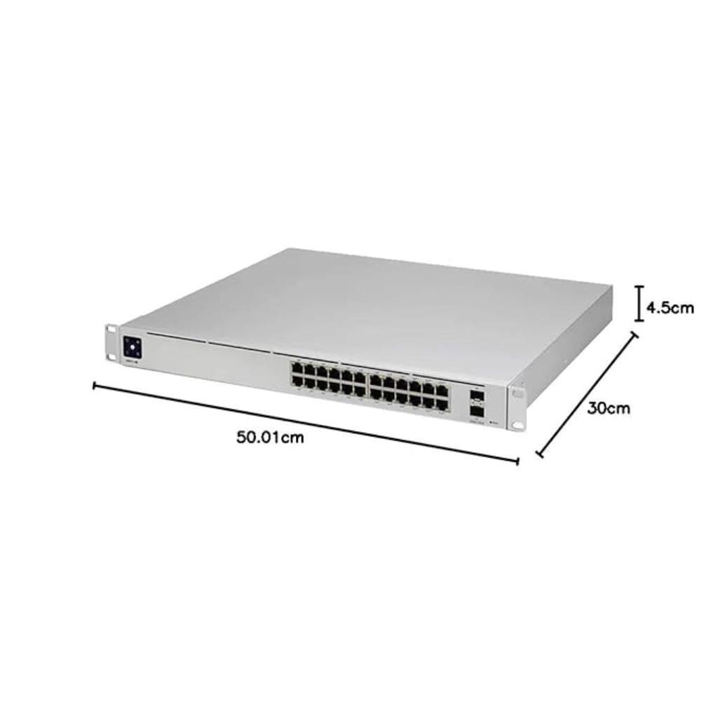 Ubiquiti USW-PRO-24 24-Port Layer 3 Managed Gigabit Switch 2x10G SFP+